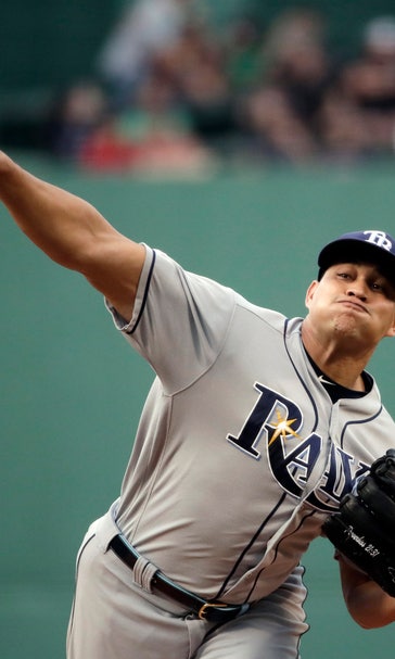 Chirinos throws 8 scoreless innings, Rays beat Red Sox 5-1